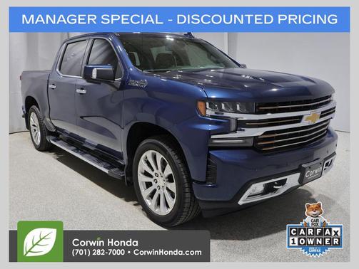 Northsky Blue Metallic 2020 Chevrolet Silverado 1500 High Country