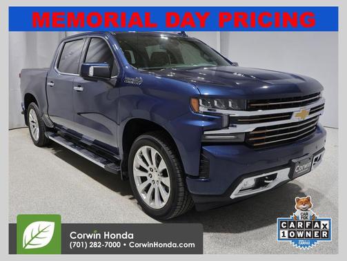Northsky Blue Metallic 2020 Chevrolet Silverado 1500 High Country