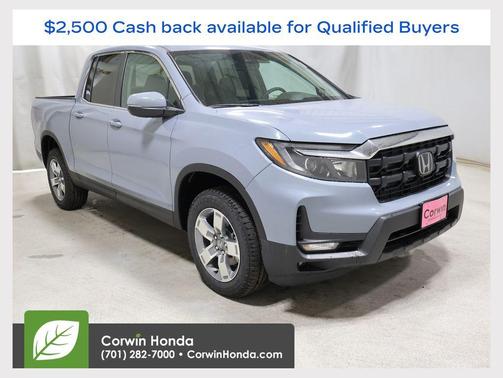 Sonic Gray Pearl 2026 Honda Ridgeline RTL