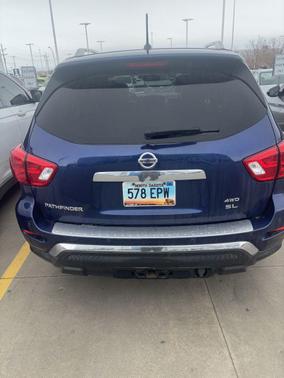 Caspian Blue 2017 Nissan Pathfinder SL