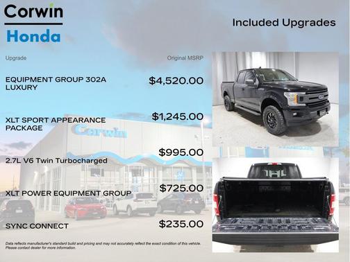 SHADOW BLACK 2018 Ford F-150 XLT