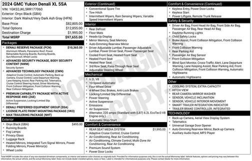 2024 GMC Yukon XL Denali