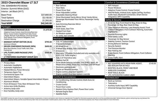 2023 Chevrolet Blazer 2LT