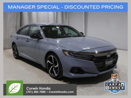 Sonic Gray Pearl 2022 Honda Accord Sport 1.5T