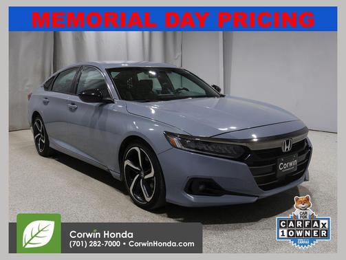 Sonic Gray Pearl 2022 Honda Accord Sport 1.5T