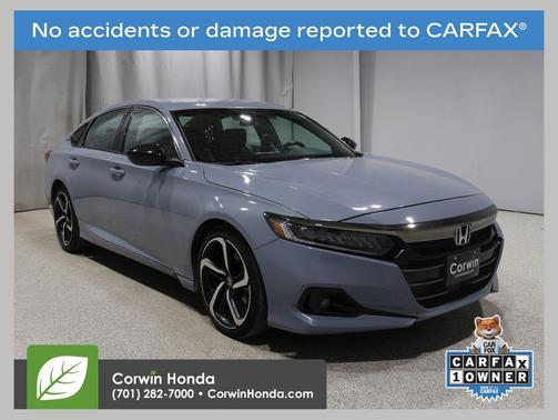 Sonic Gray Pearl 2022 Honda Accord Sport 1.5T