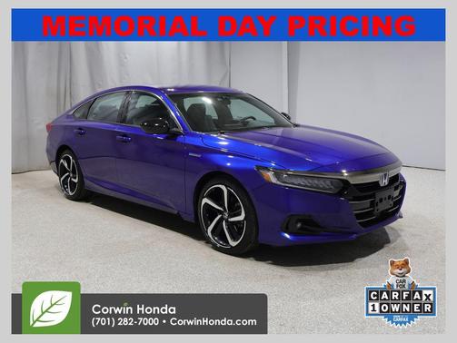 Still Night Pearl 2022 Honda Accord Hybrid Sport