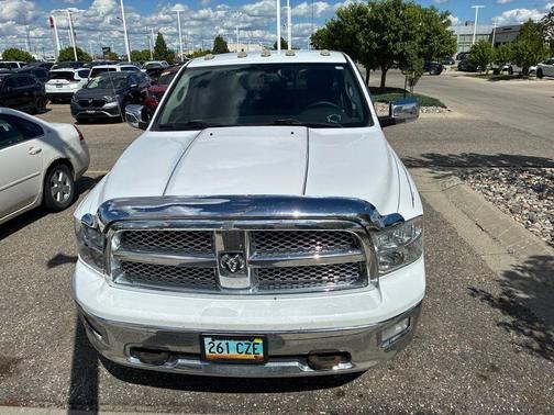Bright White Clearcoat/Light Graystone Pearlcoat 2010 Dodge Ram 1500 Laramie