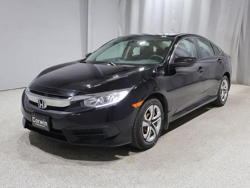 Crystal Black Pearl 2018 Honda Civic LX