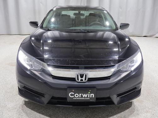 Crystal Black Pearl 2018 Honda Civic LX