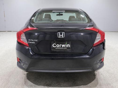 Crystal Black Pearl 2018 Honda Civic LX