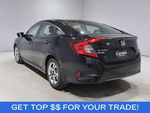Crystal Black Pearl 2018 Honda Civic LX