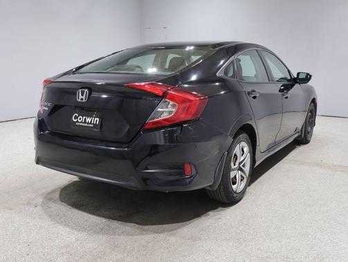 Crystal Black Pearl 2018 Honda Civic LX
