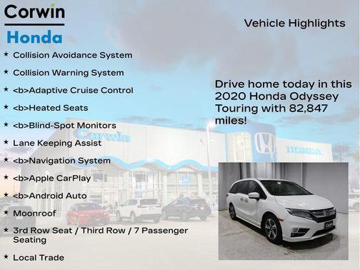 2020 Honda Odyssey Touring