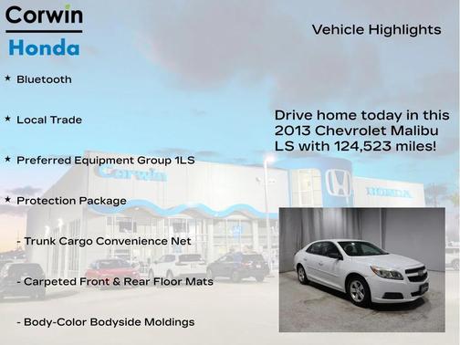 2013 Chevrolet Malibu 1LS