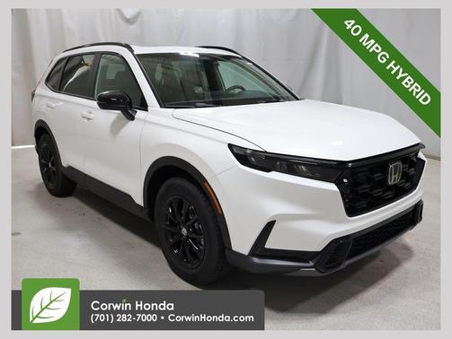 Platinum White Pearl 2026 Honda CR-V Hybrid Sport-L AWD