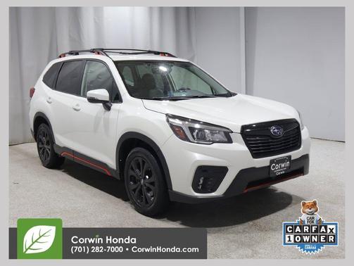 Crystal White Pearl 2020 Subaru Forester Sport
