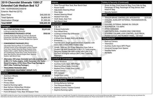 2019 Chevrolet Silverado 1500 LT