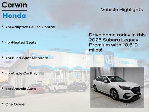 2025 Subaru Legacy Premium