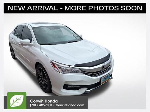 White Orchid Pearl 2017 Honda Accord Touring V6