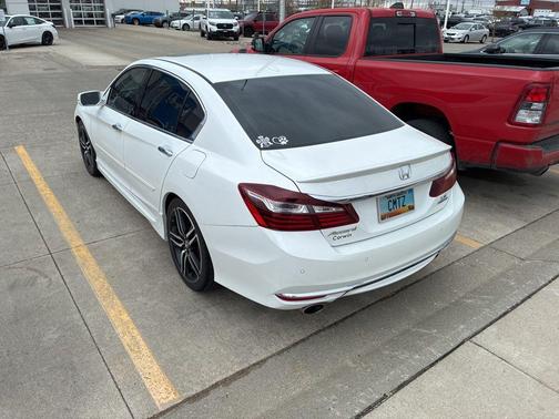 White Orchid Pearl 2017 Honda Accord Touring V6