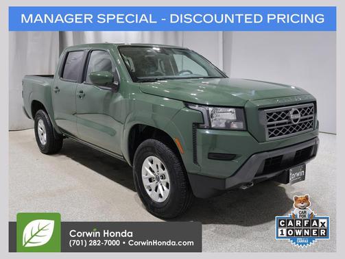 Tactical Green Metallic 2024 Nissan Frontier SV
