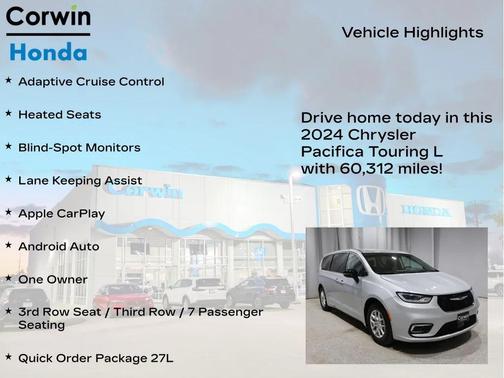 2024 Chrysler Pacifica Touring L