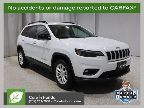 Bright White Clearcoat 2022 Jeep Cherokee Latitude Lux