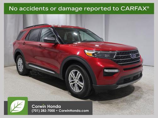 Rapid Red Metallic Tinted Clearcoat 2020 Ford Explorer XLT
