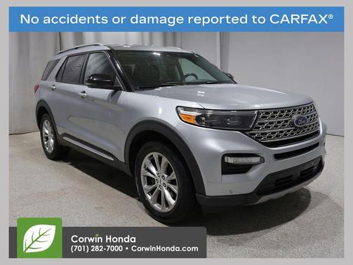 ICONIC SILVER METALLIC 2022 Ford Explorer Limited