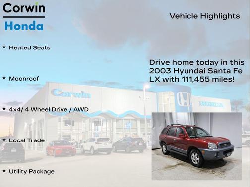 2003 Hyundai SANTA FE LX