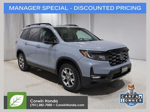 Sonic Gray Pearl 2023 Honda Passport AWD TrailSport