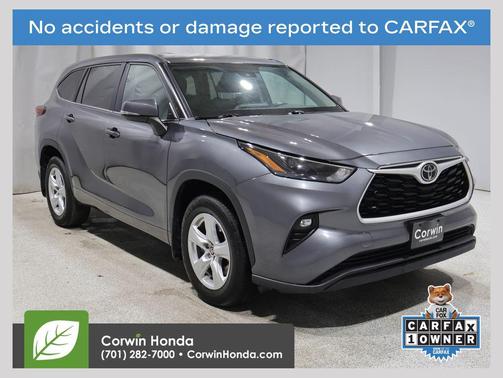 Magnetic Gray Metallic 2023 Toyota Highlander LE