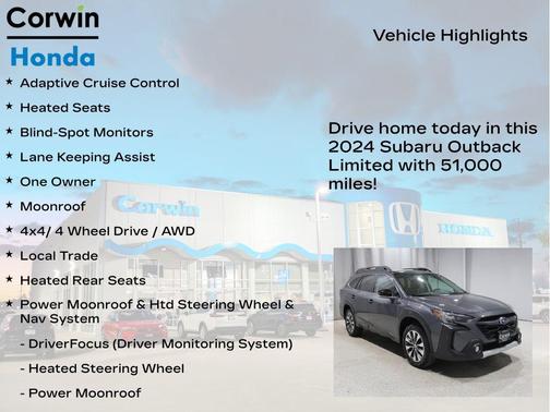 Magnetite Gray Metallic 2024 Subaru Outback Limited
