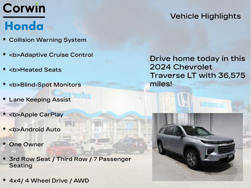 2024 Chevrolet Traverse LT