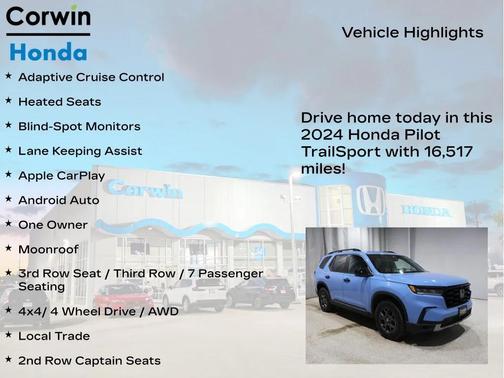 2024 Honda Pilot TrailSport