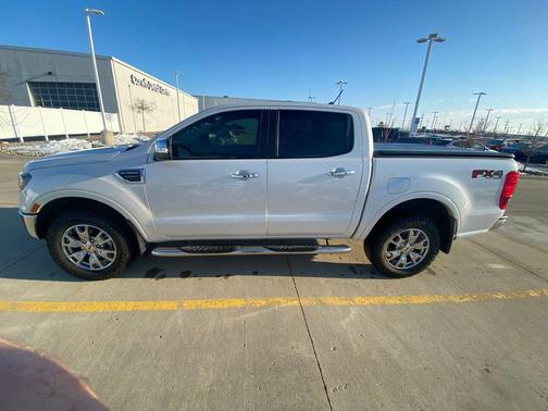 White Platinum Metallic Tri-Coat 2020 Ford Ranger LARIAT