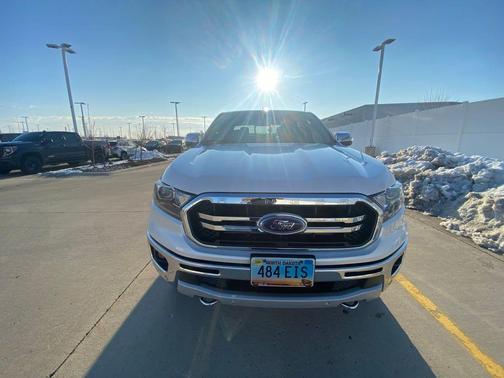 White Platinum Metallic Tri-Coat 2020 Ford Ranger LARIAT