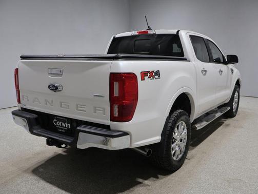 White Platinum Metallic Tri-Coat 2020 Ford Ranger LARIAT