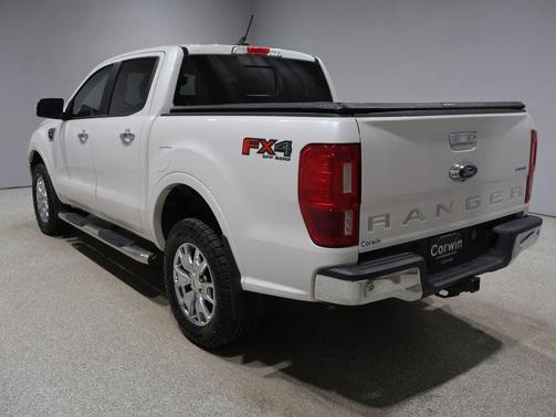 White Platinum Metallic Tri-Coat 2020 Ford Ranger LARIAT