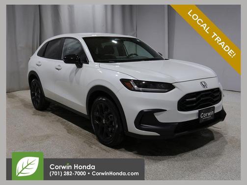Platinum White Pearl 2023 Honda HR-V AWD Sport