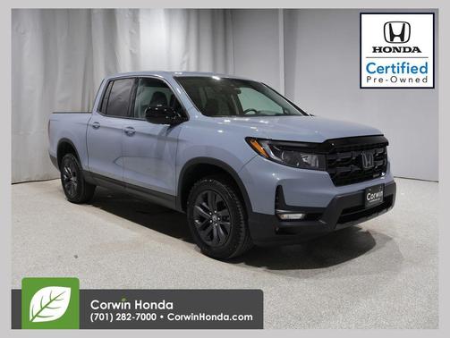 Sonic Gray Pearl 2025 Honda Ridgeline Sport