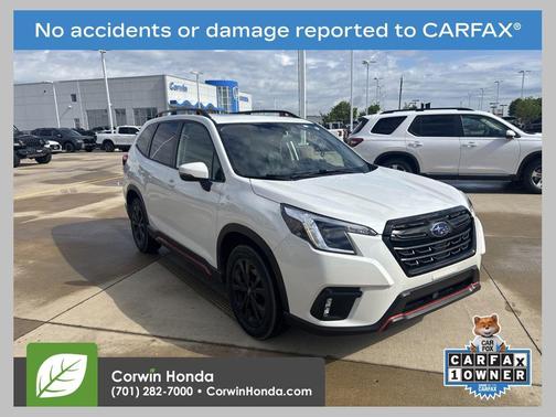 Crystal White Pearl 2024 Subaru Forester Sport