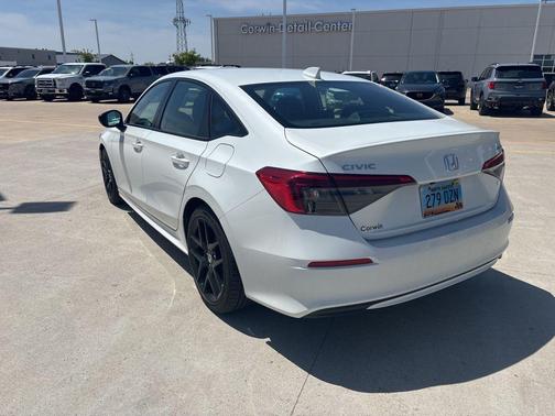 Platinum White Pearl 2023 Honda Civic Sport