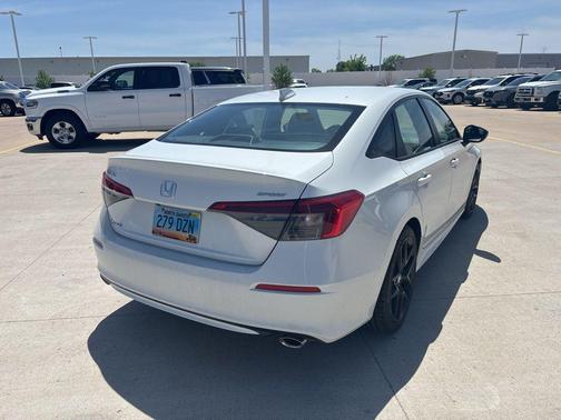 Platinum White Pearl 2023 Honda Civic Sport