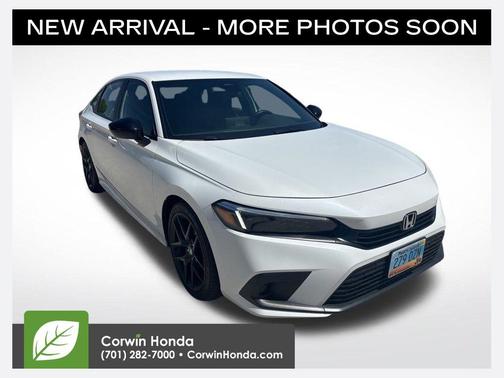 Platinum White Pearl 2023 Honda Civic Sport