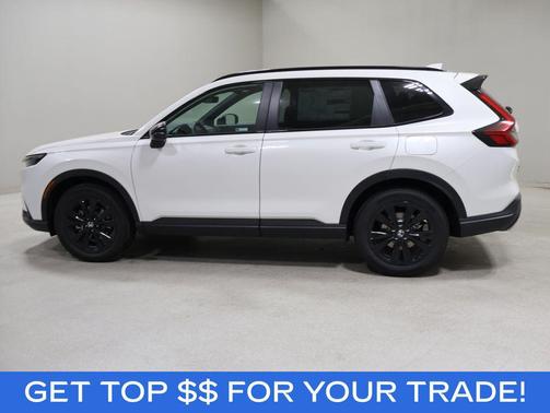 Platinum White Pearl 2026 Honda CR-V Hybrid Sport Touring AWD