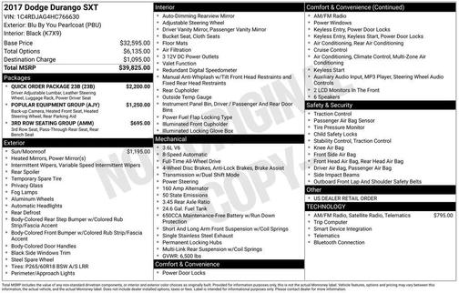 2017 Dodge Durango SXT