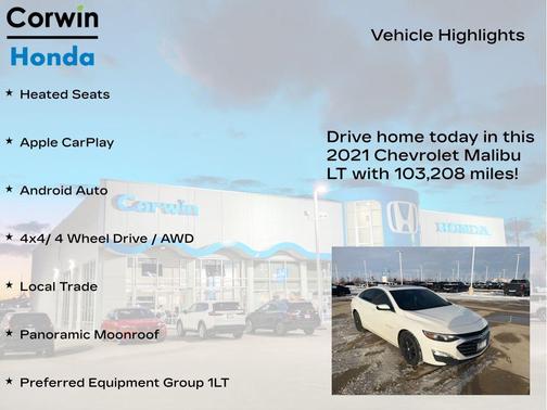 2021 Chevrolet Malibu FWD LT