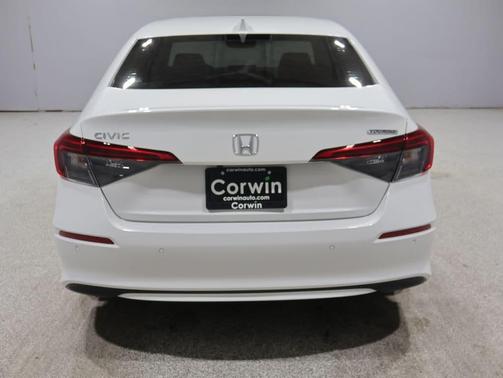 Platinum White Pearl 2024 Honda Civic Touring